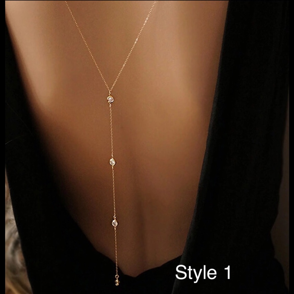 Summer Boho Sexy Back or Beach Bikini Body Chain